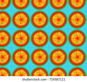 Floral Spring Graphic Design - with Colorful Flowers - for t-shirt, fashion, prints - in vector
