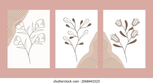 Floral spring minimal template design