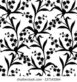 Floral spring pattern, Seamless pattern can be used for wallpaper, pattern fills, web page background,surface textures, textile, decorative paper. seamless background