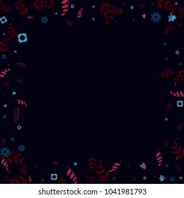 Floral Spring and Summer Vector Wallpaper with Flowers, Leaves, Butterflies, Green Branches. Easter, Mother's Day, 8 March, Birthday, Wedding Background for Banners, Cards, Posters, Invitations.