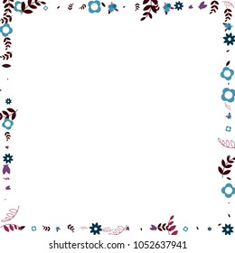 Floral Spring and Summer Vector Wallpaper with Flowers, Leaves, Butterflies, Green Branches. Easter, Mother's Day, 8 March, Birthday, Wedding Background for Banners, Cards, Posters, Invitations.