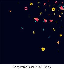 Floral Spring and Summer Vector Wallpaper with Flowers, Leaves, Butterflies, Green Branches. Easter, Mother's Day, 8 March, Birthday, Wedding Background for Banners, Cards, Posters, Invitations.