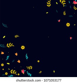 Floral Spring and Summer Vector Wallpaper with Flowers, Leaves, Butterflies, Green Branches. Easter, Mother's Day, 8 March, Birthday, Wedding Background for Banners, Cards, Posters, Invitations.