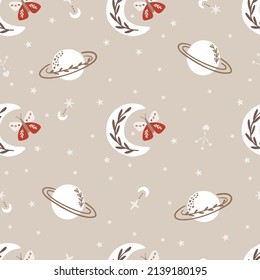 Floral spring vector seamless pattern, digital repeating background for fabric, textile, wallpaper, scrapbook paper, stationery, surface design
