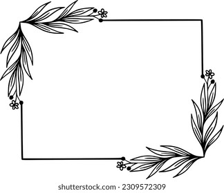 floral square frame, frame, design, decoration, square, border, vector, invitation, background, vintage, illustration, flower, card, wedding, decorative, leaf, banner, graphic, pattern, set, element, 