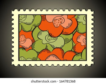 floral stamp