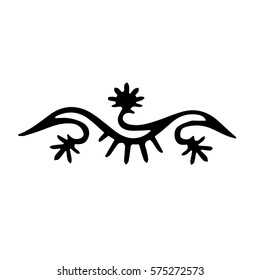 floral stencil small