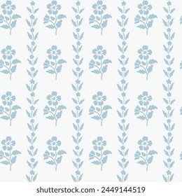 Floral stripe flower repeat pattern small flower ditsy floral pattern vector file