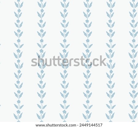 Floral stripe flower repeat pattern small flower ditsy floral pattern vector file