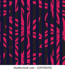 Nahtloses, florales Muster-Design für Modetextilien und Grafiken