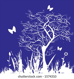 Floral style background image