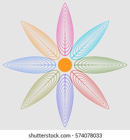 Floral stylish background. Vector texture