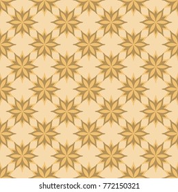 Floral stylish seamless pattern. Abstract vector repeating texture. Interior decoration, wallpaper, presentation, background, textile design