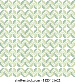 Floral Stylish Seamless Pattern. Vector Leaf background. Fabric Ornament texture.
