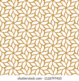 Floral Stylish Seamless Pattern. Vector Leaf background. Retro Ornament texture.