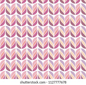 Floral Stylish Seamless Pattern. Vector Leaf background. Fabric Ornament texture.