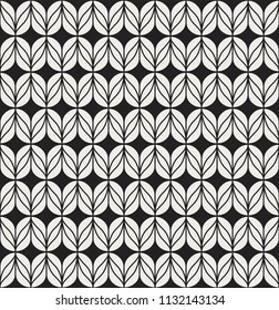 Floral Stylish Seamless Pattern. Vector Leaf background. Fabric Ornament texture.
