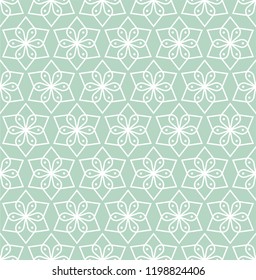 Floral Stylish Seamless Pattern. Vector Leaf background. Fabric Ornament texture.