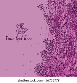Floral summer background