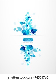 Floral summer background