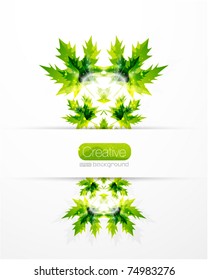 Floral summer eps10 vector background