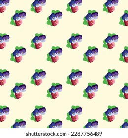 Floral surface pattern design. Seamless repeat pattern for wallpaper, background, fabric, print and more.  