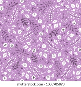 Floral surface pattern design. Vector seamless texture can be used for fabric, wrapping paper, greeting cards, phone cases, stationery and gift products. 
