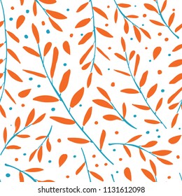 Floral surface pattern design. Vector seamless texture can be used for fabric, wrapping paper, greeting cards, phone cases, stationery and gift products.
