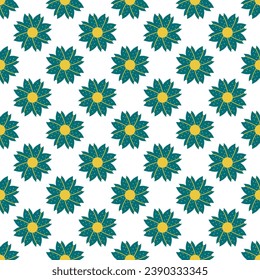 Floral surface pattern vector design