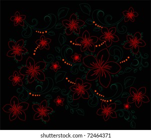 floral swirl