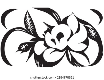 Floral Symbol - Ink for Printing