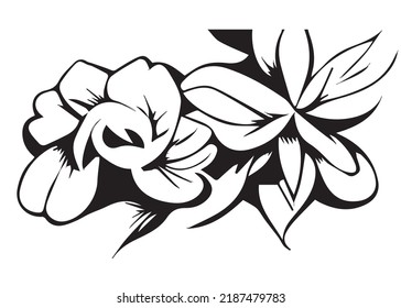 Floral Symbol - Ink for Printing