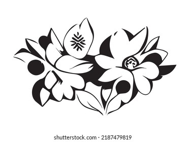 Floral Symbol - Ink for Printing