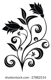 Floral tattoo