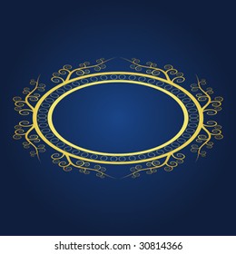 Floral text frame with space to include your own text