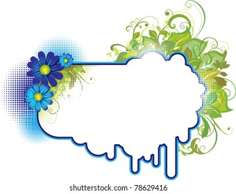 floral text place