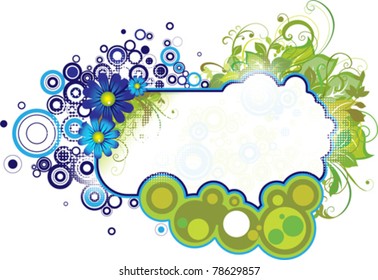 Floral text Place for your text