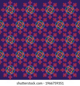 Floral Textile Design, Modern pattern or Traditional Design Motif for Cultural India and Pakistan Advertising campaign