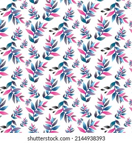 Floral Textile Design and Textile Design Vector Template