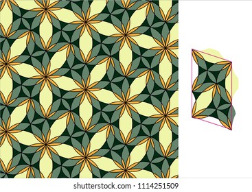 Floral textile pattern. Background. Wallpaper.