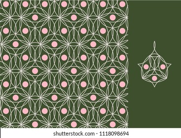 Floral textile pattern. Background. Wallpaper. Сurtains.