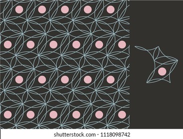 Floral textile pattern. Background. Wallpaper. Сurtains.