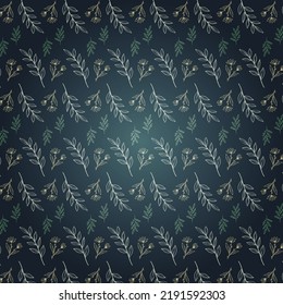 Floral textile pattern design vector. Unique and abstract Fabric textile pattern design template vector
