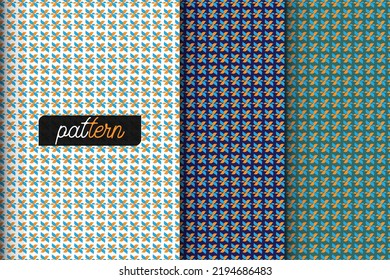 Floral textile seamless pattern bundle set design or Abstract background