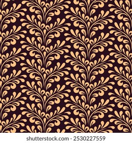 Patrón inconsútil de la materia textil floral, fondo floral inconsútil lujoso de Antiguas. Plantilla de patrón romántico para la decoración de la pared.