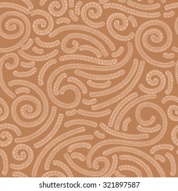 Floral textile wallpaper seamless pattern.