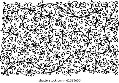 Floral texture CCCVI