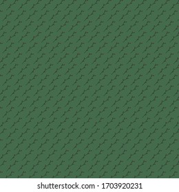 Textura floral para tela o embalaje. Antecedentes para tarjetas, invitaciones o saludos. Ramas abstractas fantasticas con brotes en un fondo verde.Ánimo de verano. Estilo Doodle. Patrón en el panel de muestra.
