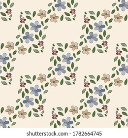Textura floral para tejidos y textiles. Fondo del vector