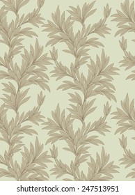 Floral texture. Leaves pattern. Leaf seamless background.